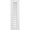 Ekena Millwork Vertical Surface Mount PVC Gable Vent: Non-Functional, w/ 3-1/2"W x 1"P Standard Frame, 12"W x 40"H GVPVE12X4001SN - alternate 1